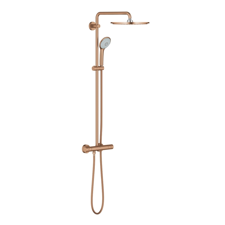 Grohe Euphoria System 310, system prysznicowy z termostatem, brushed warm sunset 26075DL0