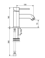 Emmevi Piper bateria umywalkowa, chrom 45003CR