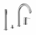 Emmevi Piper bateria wannowa 4-otw. chrom 45120CR