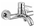 Emmevi Piper bateria wannowa ścienna, chrom 45001CR