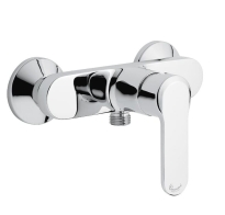 Emmevi Nefer bateria natryskowa ścienna, chrom 77002CR