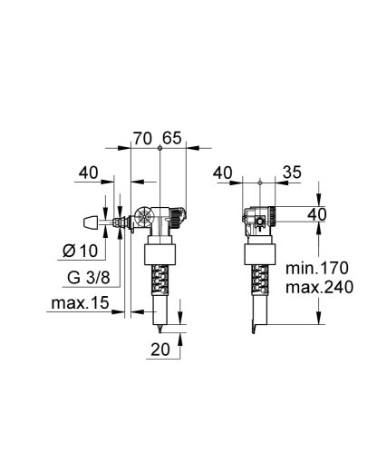 Grohe zawór napełniający 37095000