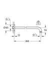 Grohe Essence zestaw wannowy podtynkowy z deszczownicą 260mm 192024ED