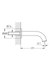 Grohe Essence zestaw wannowy podtynkowy z deszczownicą 260mm 192024ED