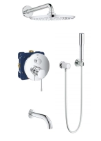 Grohe Essence zestaw wannowy podtynkowy z deszczownicą 210mm 192024ED