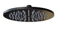 Paffoni Light Black zestaw wannowy podtynkowy z deszczownicą 22,5cm i napełnianiem, czarny mat LIG019ZSC02.NO