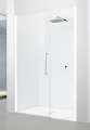 Novellini Young 2.0 G+F in line drzwi prysznicowe skrzydłowe na wymiar, profil biały, szkło bezbarwne Y2GFLSP-1D