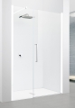 Novellini Young 2.0 G+F in line drzwi prysznicowe skrzydłowe na wymiar, profil biały, szkło bezbarwne Y2GFLSP-1D