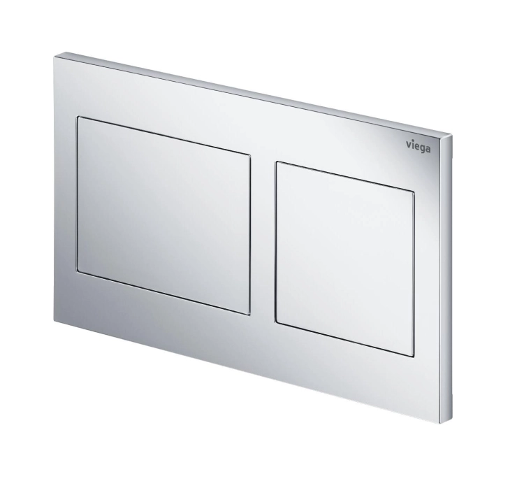 Viega Prevista Dry stelaż do WC h-112 zestaw 3:1, przycisk chrom, 792.596