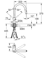 Grohe Minta bateria zlewozmywakowa z wyciąganą wylewką, chrom 32321002