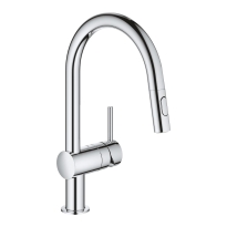 GROHE Minta bateria zlewozmywakowa z wyciąganą wylewką, chrom 32321002