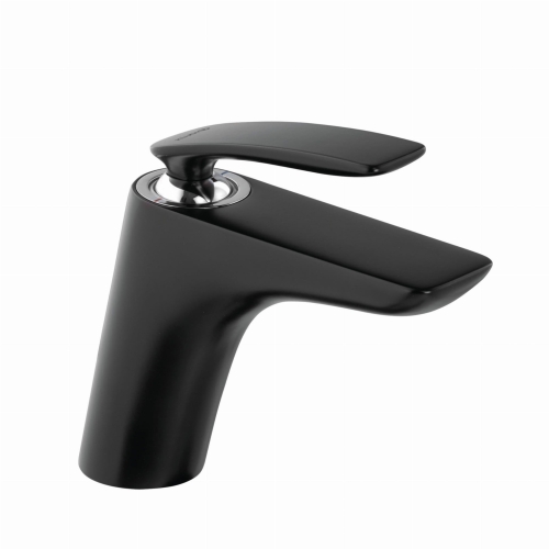Kludi Balance bateria umywalkowa, bez korka, czarny mat/chrom 520268775