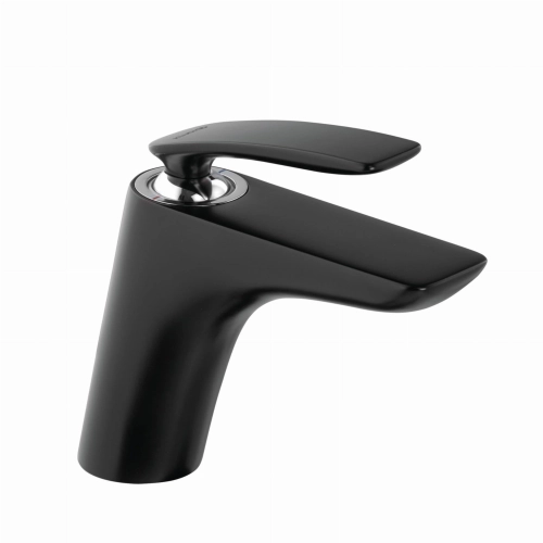 Kludi Balance bateria umywalkowa, bez korka, czarny mat/chrom 520268775