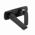 Kludi Balance bateria umywalkowa podtynkowa, L-185mm, element zewnętrzny, czarny mat/chrom 522468775