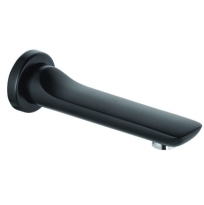 KLUDI Balance wylewka wannowa, czarny mat/chrom 5250387