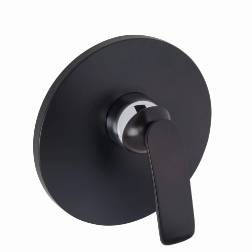 Kludi Balance bateria natryskowa podtynkowa, element zewnętrzny, czarny mat/chrom 526558775