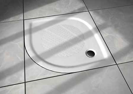 Ravak Elipso Pro brodzik półokrągły 80x80x1,5cm, promień 500 XA234401010 