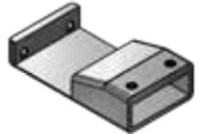 SANSWISS Walk-In EASY element łączący, czarny mat VT90.06