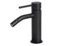 Paffoni Light black bateria bidetowa, bez korka, czarny mat LIG131NO