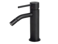 Paffoni Light black bateria bidetowa, bez korka, czarny mat LIG131NO