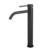 Paffoni Light bateria umywalkowa wysoka, czarny mat LIG081NO