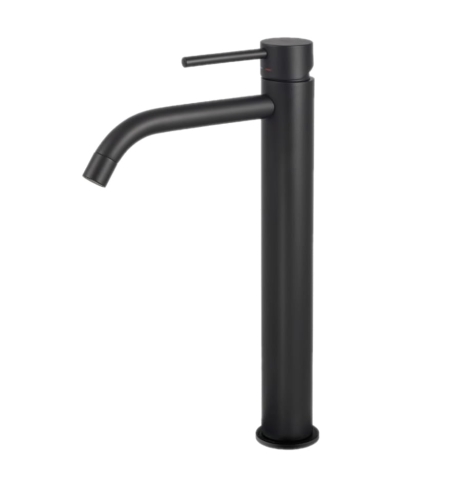 Paffoni Light bateria umywalkowa wysoka, czarny mat LIG081NO