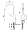 Paffoni Light bateria umywalkowa, bez korka LIG078CR