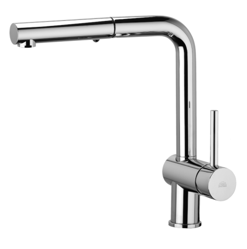 Paffoni Light bateria zlewozmywakowa z wyciąganą wylewką, chrom LIG285CR