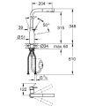 Grohe Essence New bateria zlewozmywakowa z wyciąganą wylewką, stal nierdzewna 30270DC0