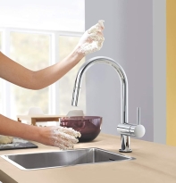 GROHE Minta Touch bateria zlewozmywakowa z wyciąganą wylewką 31358002