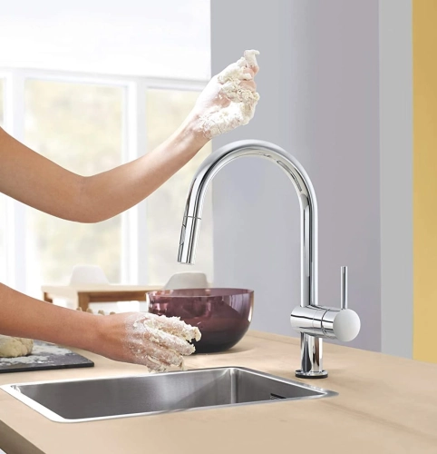 Grohe Minta Touch bateria zlewozmywakowa z wyciąganą wylewką 31358002