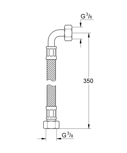 Grohe Grohtherm Micro wąż przyłączeniowy 45704000