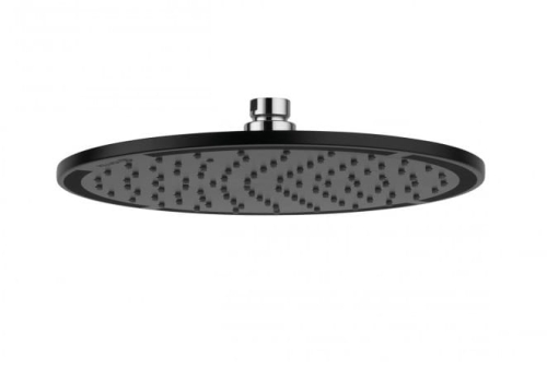 Kludi A-QA deszczownica okrągła 250mm, czarny mat/chrom 6432587-00