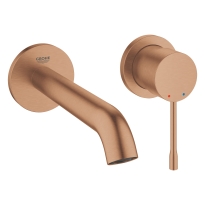 GROHE Essence New M-size bateria umywalkowa podtynkowa element zewnętrzny 183mm, miedziany szczotkowany - brushed warm sunset 19408DL1