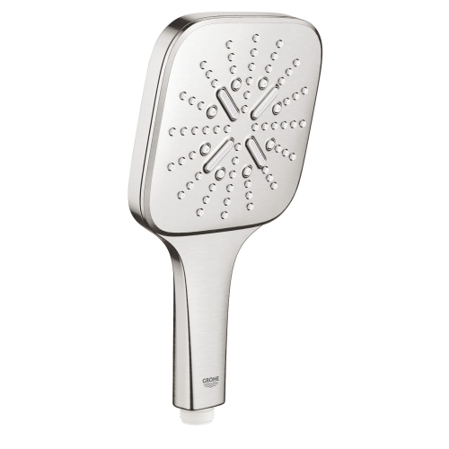 Grohe Rainshower SmartActive Cube 130 rączka prysznicowa 3 strumienie, stal nierdzewna 26582DC0