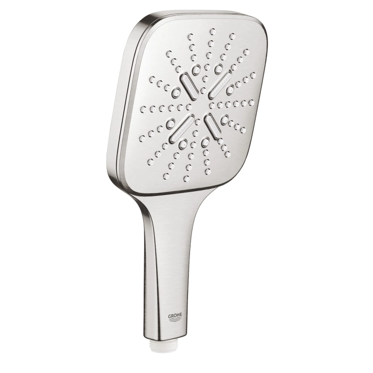 Grohe Rainshower SmartActive Cube 130 rączka prysznicowa 3 strumienie, stal nierdzewna 26582DC0