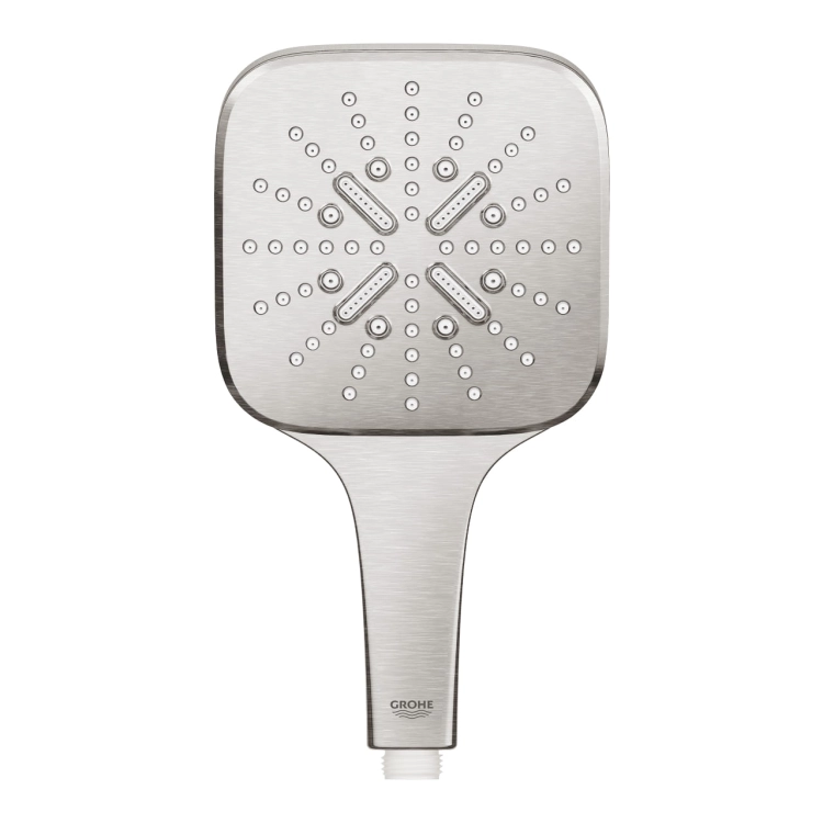 Grohe Rainshower SmartActive Cube 130 rączka prysznicowa 3 strumienie, stal nierdzewna 26582DC0