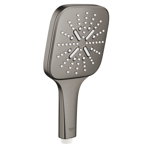 Grohe Rainshower SmartActive Cube 130 rączka prysznicowa 3 strumienie, brushed hard graphite 26582AL0