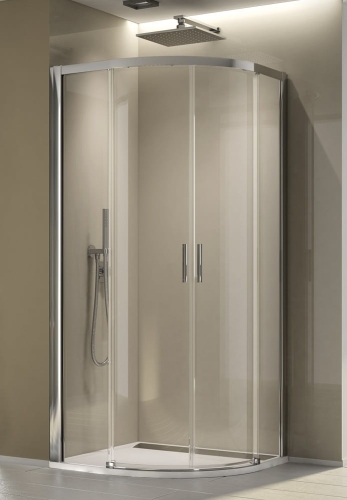 Sanswiss Top-Line S kabina półokrągła 100x100cm, promień 550, profil połysk, szkło bezbarwne TLSR551005007