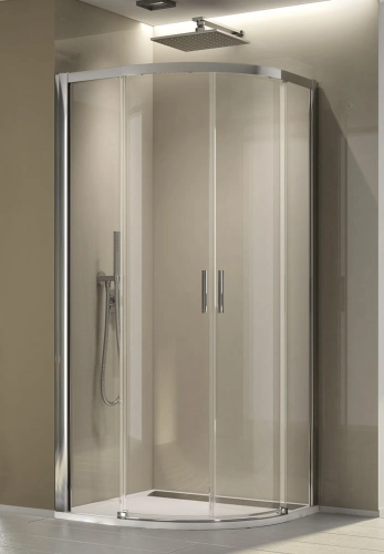 Sanswiss Top-Line S kabina półokrągła 90x90cm, promień 550, profil połysk, szkło bezbarwne TLSR550905007