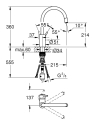 Grohe Concetto bateria zlewozmywakowa z wyciąganą wylewką 32663003