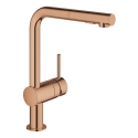 GROHE Minta bateria zlewozmywakowa z wyciąganą wylewką, warm sunset 30274DA0