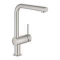 Grohe Minta bateria zlewozmywakowa z wyciąganą wylewką, stal nierdzewna 30274DC0