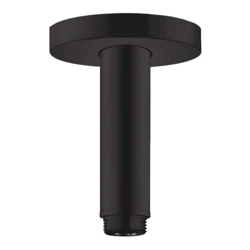 HansGrohe ramię prysznicowe sufitowe L-100 mm, czarny mat 27393670