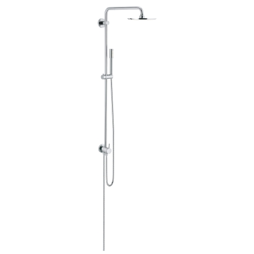Grohe Rainshower System 210 system prysznicowy z przałącznikiem do montażu ściennego, chrom 27058000