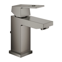 GROHE Eurocube S-size bateria umywalkowa, z korkiem, szczotkowany grafit - brushed hard graphite 23127AL0