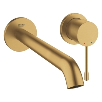 GROHE Essence L-size bateria umywalkowa podtynkowa L-230mm, element zewnętrzny, złoty szczotkowany - brushed cool sunrise 19967GN1