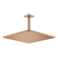 Grohe Rainshower Mono Cube prysznic górny 310mm z ramieniem sufitowym, brushed warm sunset 26566DL0