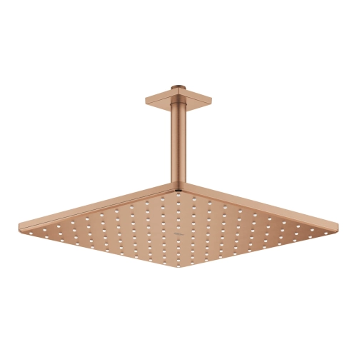 Grohe Rainshower Mono Cube prysznic górny 310mm z ramieniem sufitowym, brushed warm sunset 26566DL0