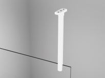 SANSWISS Walk-In Easy wspornik pionowy, biały mat SD8.09.1000